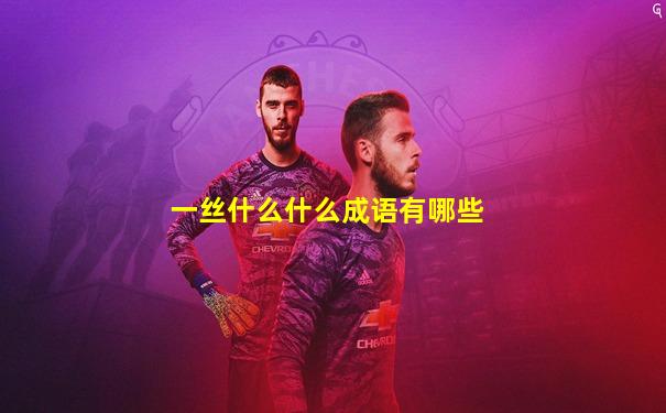 一丝什么什么成语有哪些