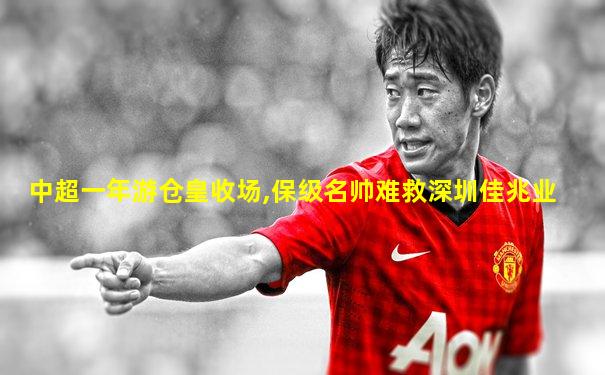 中超一年游仓皇收场,保级名帅难救深圳佳兆业